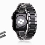 New A Band Men Link Ceramic Matte Space Gray Black Strap 8 7