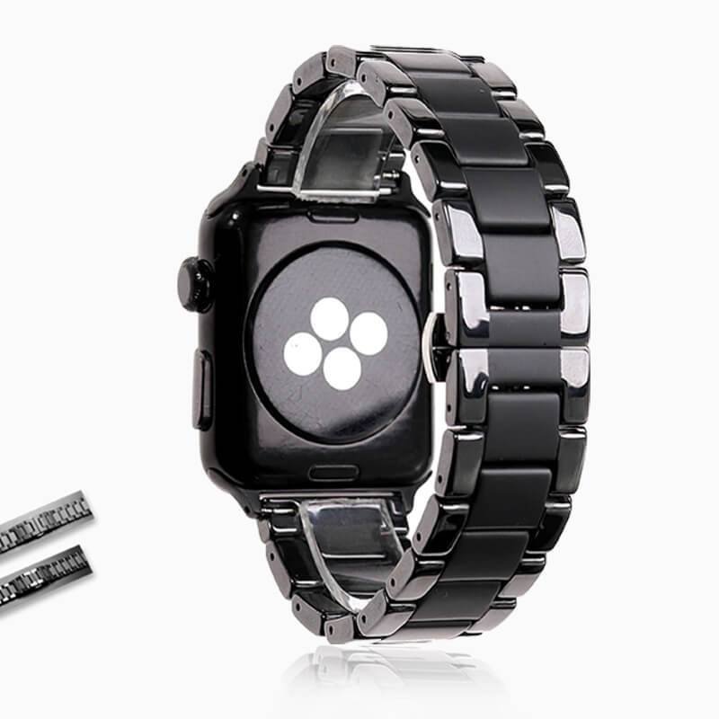 3325157245009S.jpg New A Band Men Link Ceramic Matte Space Gray Black Strap 8 7 - Image 1